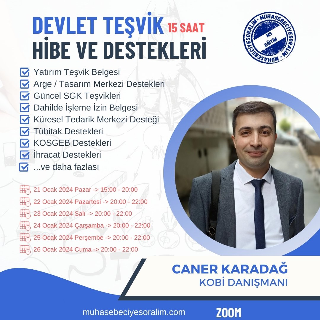 Devlet Teşvik, Hibe ve Destekleri