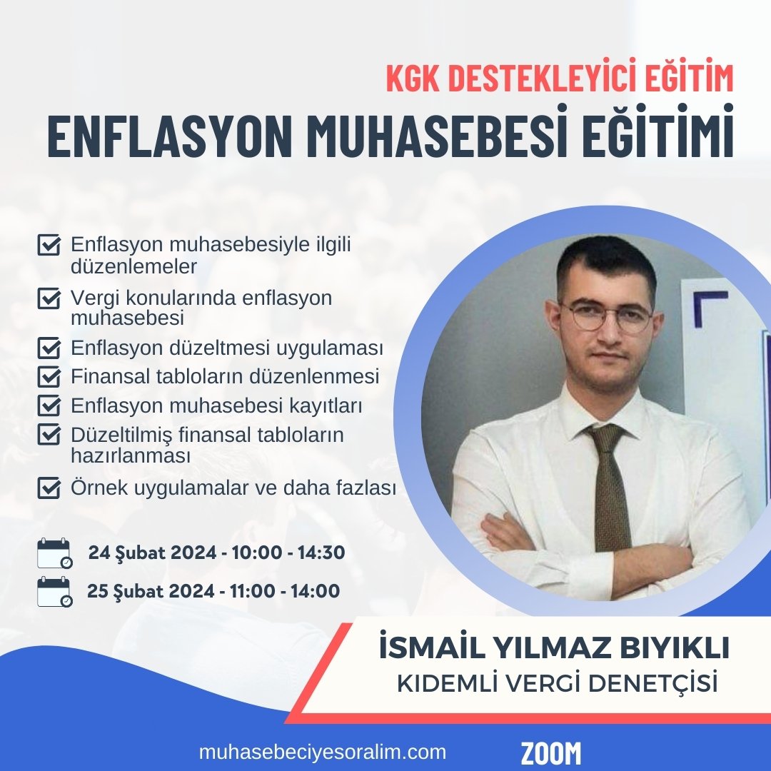 Enflasyon Muhasebesi Eğitimi