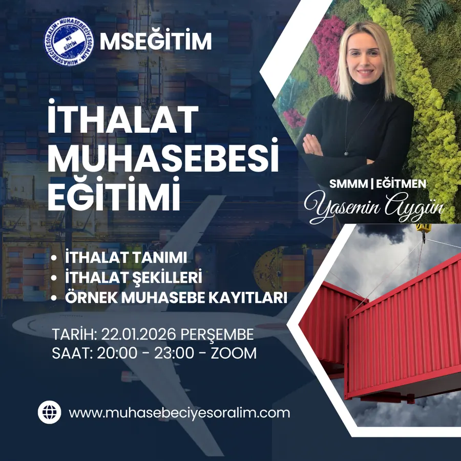 İthalat Muhasebesi Eğitimi