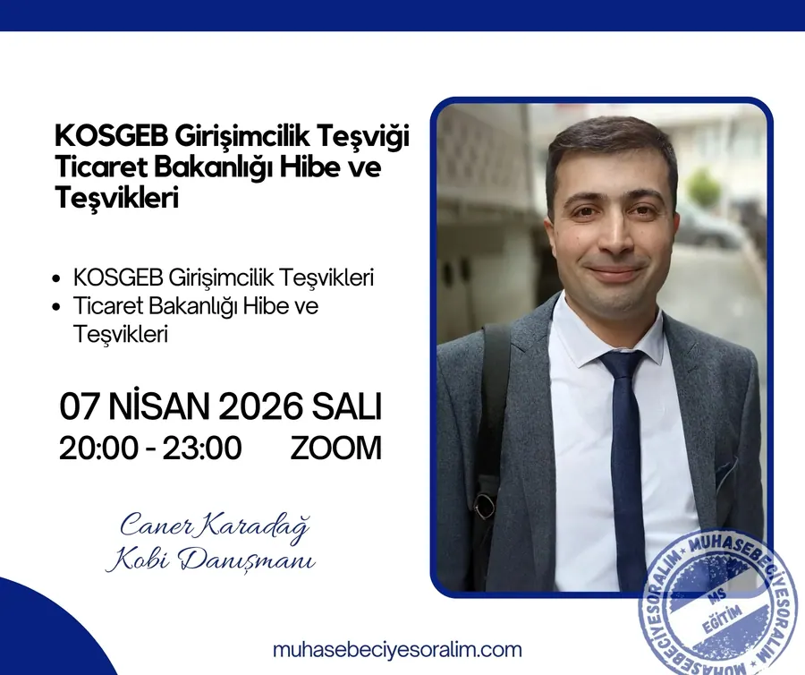KOSGEB Girişimcilik Teşviği - Ekonomi Bakanlığı Hibe ve Teşvikleri