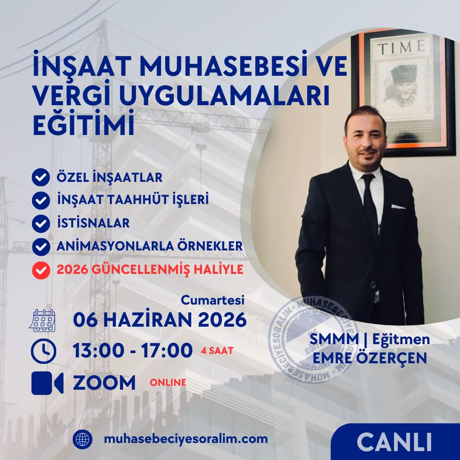 İnşaat Muhasebesi ve Vergi Uygulamaları