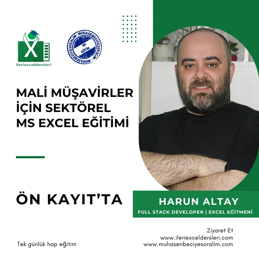 Mali Müşavirler İçin Sektörel MS Excel Eğitimi